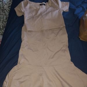 2 piece LuLu*s top and skirt set